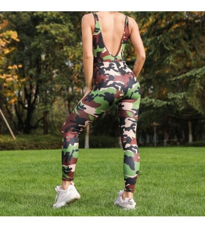 Thermal Underwear Fashion Women's Summer Playsuit Bodycon Party Jumpsuit Romper Trousers - Camouflage - C918S84SR0N $21.27