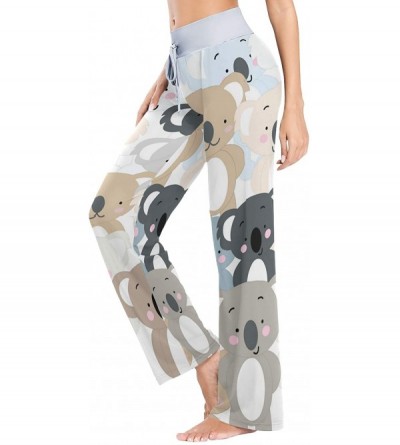 Bottoms Cute Baby Koala Bear Women's Pajama Pants Loose Drawstring Lounge Pants Sleepwear - CR19C4YIOYL $32.83