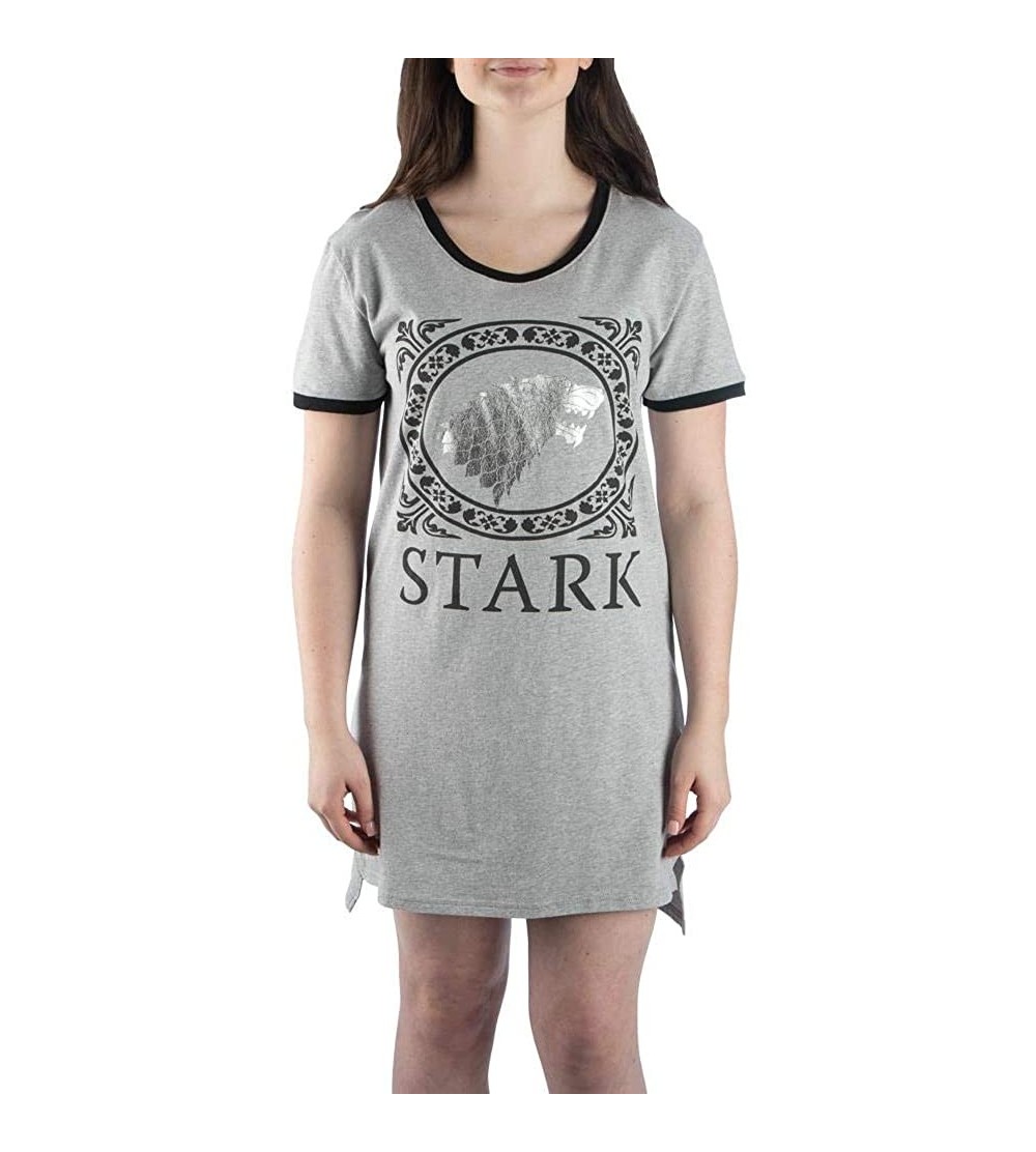 Tops Game of Thrones House Stark Juniors' Nightshirt - CZ18STIYZ2E $16.75