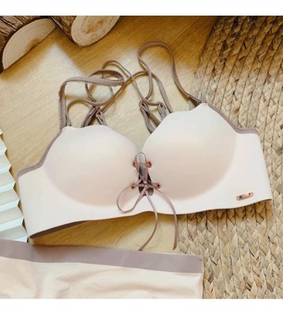 Bras Light Push Up Bras for Women Soft Padded Wireless Bra for Small Breast - Nude - C2199IG3XXG $20.66