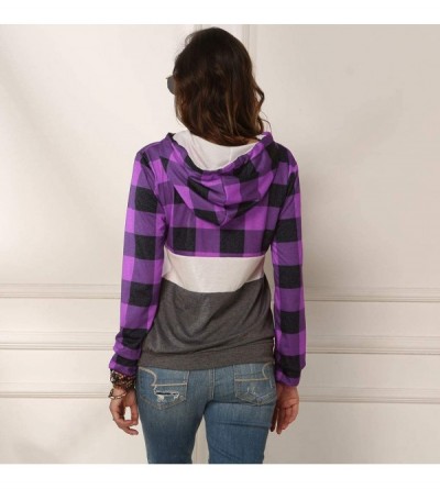 Tops Autumn Women Fashion T-Shirts Casual Long Sleeve Tee Shirts Hooded Sweatshirt - CD194ORNAOR $18.79