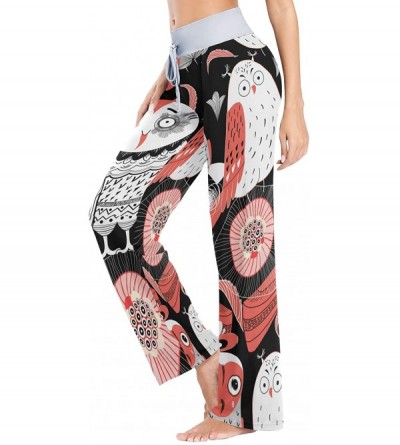 Bottoms Women's Fashion Yoga Pants Palazzo Casual Print Wide Leg Lounge Pants Comfy Casual Drawstring Long Pajama Pants - Pat...