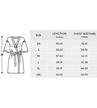 Robes Custom Female Lips Women Kimono Robes Beach Cover Up for Parties Wedding (XS-2XL) - Multi 1 - CI194UASU73 $34.57