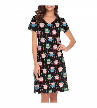 Tops Women's Sleepwear Tops Chemise Nightgown Lingerie Girl Pajamas Beach Skirt Vest - White-419 - C8197HHW8CT $23.80