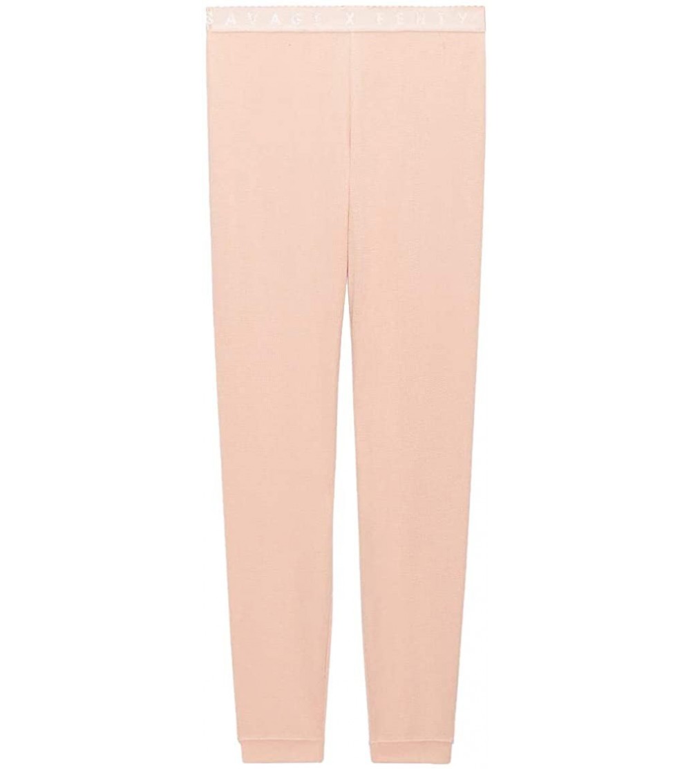 Thermal Underwear Women's Savage X Thermal Pant - Naked Pink Rose - C118XDRW5EI $34.12