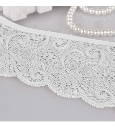 Nightgowns & Sleepshirts Fashion Delicate Women Translucent Underwear Sheer Lace Tank Lace Sexy Underpant - White - CQ194N7SX...