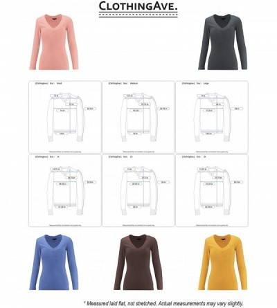Thermal Underwear Womens Cotton Jersey Basic Wideband Deep V Neck Long Sleeve T Shirt Variety of Color Options S 3X Wideband ...