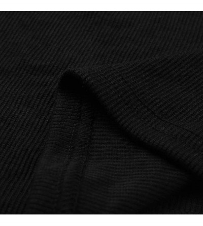 Robes Women V Neck Sleeveless Ribbed Solid Summer Crop Tops Slim Vest - Black - C6194GRNGDT $13.03