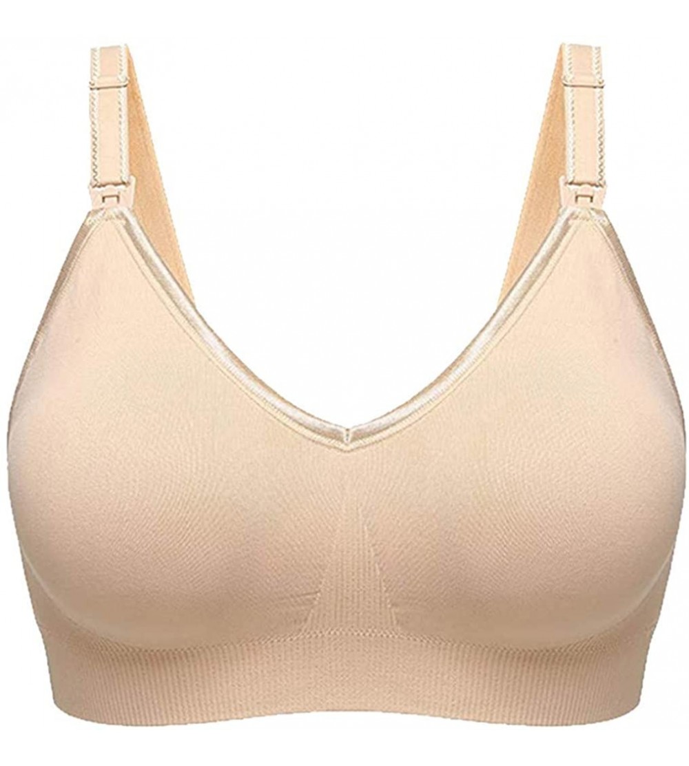 Bras Bralettes for Women Perfectly Fit Lightly Lined Memory Touch T-Shirt Bra Ladies Lingerie - Khaki - CP18WX6MXE9 $17.05