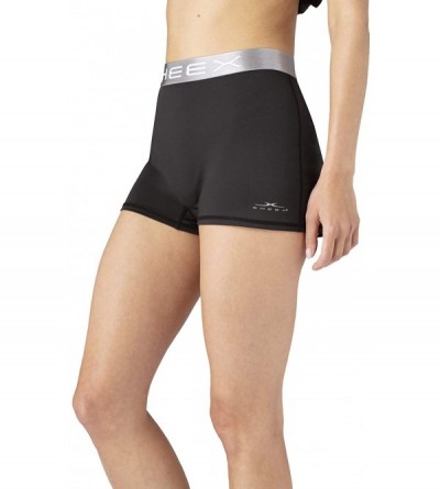 Bottoms Women's Boy Short- Cooling- Breathable- Ultra-Soft - Black - CT18W2QSESG $74.16