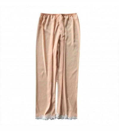 Sets 2019 Women's Pajamas Pants Comfy Relaxed Lingerie Pants Nightwear Underwear Babydoll Sleepwear - Orange - CP18O8G3EKN $2...
