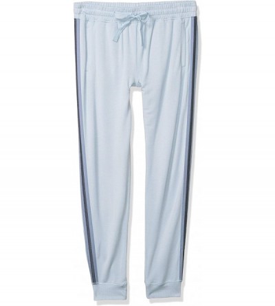 Bottoms Women's Lounge Jogger Pant Pajama Bottom Pj - Celestial Blue - C218UTGAALT $39.38