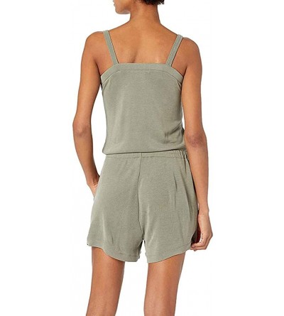 Sets Pajama Set for Women Shorts with Pockets Loose Soft Sleeveless Cami Tank Tops Casual Loungewear Outfits 2 Piece Green - ...