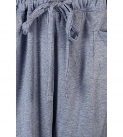 Bottoms Women's Lounge Pant - Blue Heather - CY12NSIDEJ4 $23.68