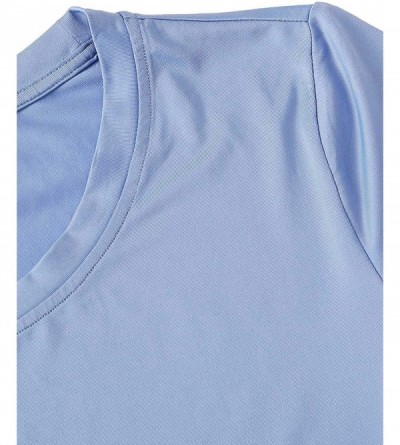 Sets Women's Anchor Print Tee and Striped Shorts Pajama Set - Blue - CG197LX4I02 $26.92