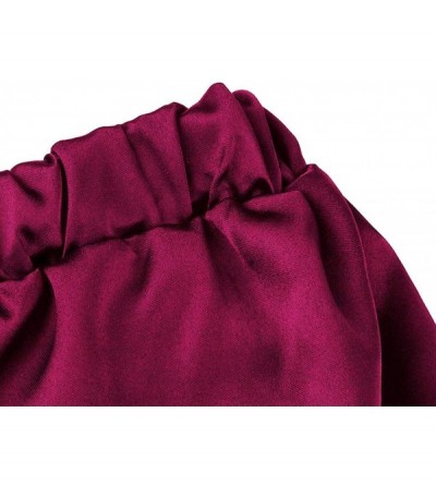 Sets 2019 Novelty Women's Silky Lace Pajamas Sleepwear Lingerie Camisole Shorts Satin Cami Top Pajama Sets - Hot Pink - C118N...