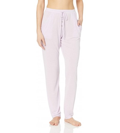 Bottoms Women's Jersey Pant - Heather Violet - C318O4R66U6 $47.74