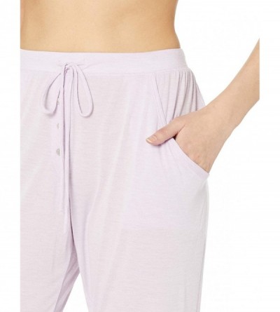 Bottoms Women's Jersey Pant - Heather Violet - C318O4R66U6 $47.74