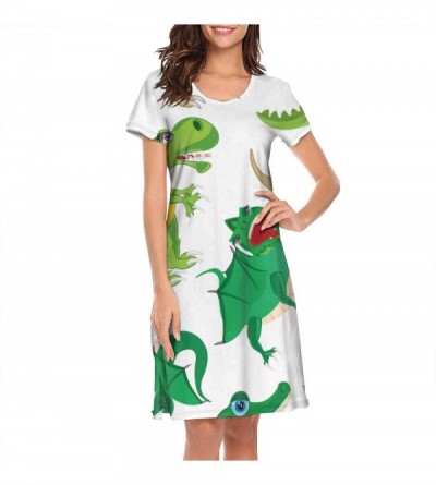 Tops Women's Sleepwear Tops Chemise Nightgown Lingerie Girl Pajamas Beach Skirt Vest - White-260 - CZ197HLE6T5 $23.46
