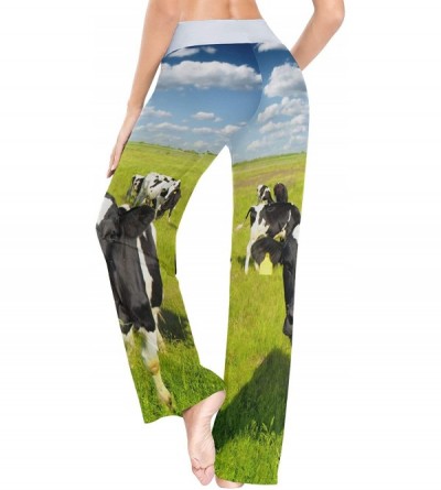 Bottoms Women's Pajama Lounge Pants Casual Stretch Pants Wide Leg - Multi 8 - C8197Y7KG60 $18.33