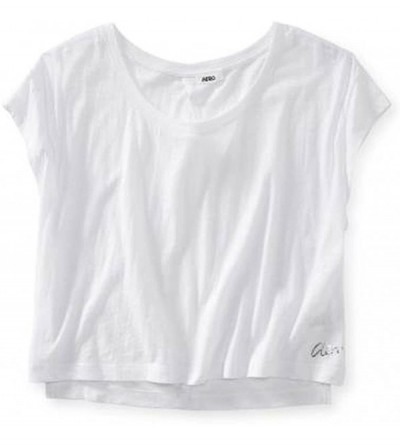 Tops Womens Open Back Pajama Sleep T-Shirt - 102 - C211J61S8CD $12.74