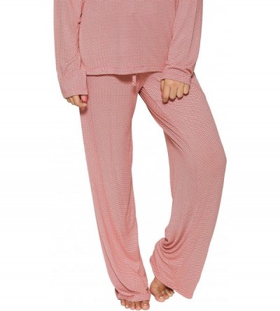 Sets 2 Pack Women's Pajama Set Super-Soft Short & Long Sleeve Top with Pants - Long Sleeve Set a - C318RZ07OQG $35.66