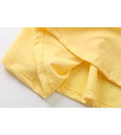 Sets Women Pajama Set Sleepwear Tops with Capri Pants Casual and Fun Prints Pajama Sets - Camel - CZ18QLOYL29 $21.58