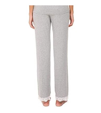 Sets Sleep Pants for Women Pajamas Pants Casual Straight Leg Loose Fit Workout Yoga Dailywear Pants Grey Melange Long Pant - ...