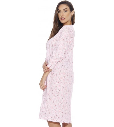 Nightgowns & Sleepshirts Nightgown Women Sleepwear Womans Pajamas - Peach - CQ12LLWL6U5 $14.52