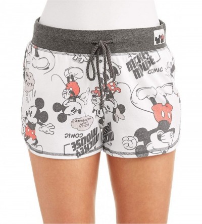 Bottoms Disney Women's Mickey Mouse Comic Strip Pajama Boxer Short - CX18AEMIN22 $21.25