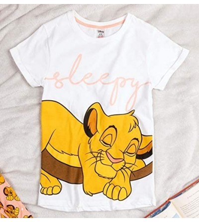 Sets Womens Lion King Sleepy Simba Disney Pyjamas - CC196QQUY5K $49.35