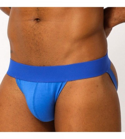 G-Strings & Thongs 2019 Men Jocks Male Sexy Underwear Cueca String Ventilate Bikini Mesh G Strings Man Thongs BP.01 - Black -...