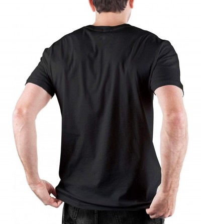 Undershirts Lil Skies Men's Short Sleeve T-Shirts Crew Neck Cotton Casual Tee Undershirt Black - Black - C219DAUMXNN $20.52