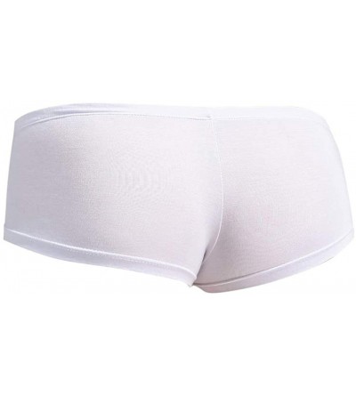 Boxer Briefs Men's Underwear Elephant Nose Separate Pouches Underwear - White - CA18AZLN0ID $9.18