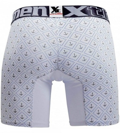 Boxer Briefs Mens Fashion Underwear Boxer Briefs Trunks - White_style_51461 - CD19GST25Y8 $16.36