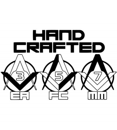 Undershirts Hand Crafted EA FC MM Masonic Men's Crewneck T-Shirt - Charcoal - CC186H2LDZN $24.64