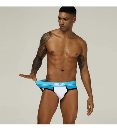 Briefs Men's Jockstrap Underwear Sexy Mesh Jock Strap - White - CV1977I46TO $14.92