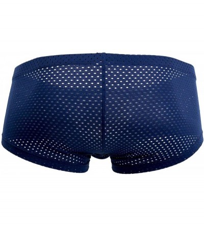 Boxer Briefs Masculine Boxer Briefs Trunks Underwear for Men - Dark Blue_style_202 - CX19E60LZ3N $23.86