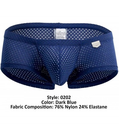 Boxer Briefs Masculine Boxer Briefs Trunks Underwear for Men - Dark Blue_style_202 - CX19E60LZ3N $23.86