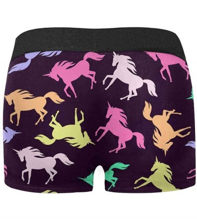 Boxer Briefs Custom Cute Bunny Rabbit Boxer Briefs Underwear for Mens Juniors Yoth Boys - Multi 2 - C318TCTKOKE $27.99