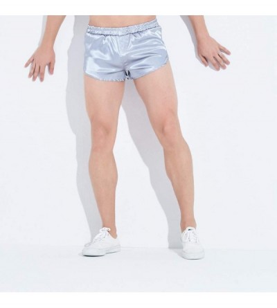 Boxer Briefs Men's Boxer Briefs Pajama Casual Household Home Shorts Pants Hot Underwear Underpant - Gray - C71942QLLZ4 $13.49