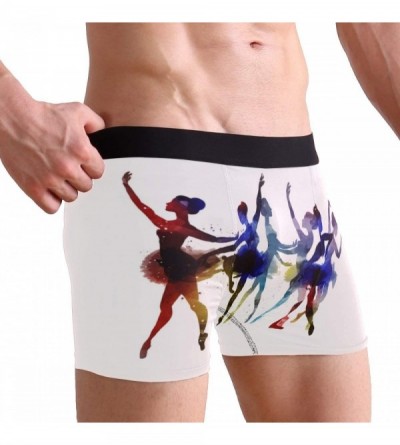 G-Strings & Thongs Men's Boxers Briefs Men Boxer Shorts Mens Trunks Ant with Leaf - Ballet Dancers - C21949X8MM5 $15.64