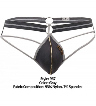 G-Strings & Thongs Seduction Underwear Thongs for Men - Gray_style_967 - CX194ZWUQRZ $29.59