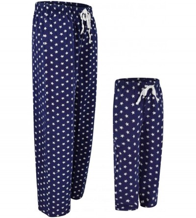 Sleep Bottoms Matching Family Mommy Daddy and Me Pajama Pants - Stars - CC18DCRQIN8 $11.70