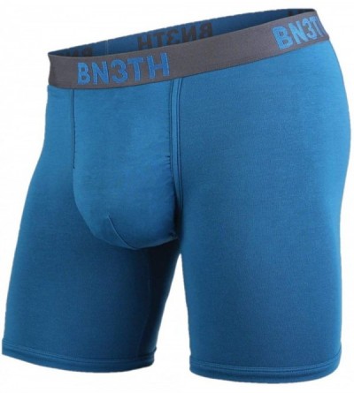 Boxer Briefs Men's Classic Boxer Brief - Teal/Slate - CX18MEASN5I $23.80