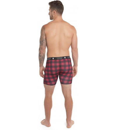Men's Underwear Tagless Soft Stretch Spandex Graphic Boxer Briefs