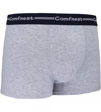 Comfneat Mens Comfy Boxer Brief Trunks 8-Pack Tagless Underwear Soft Stretchy Cotton Spandex 
