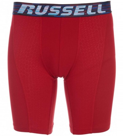 Boxer Briefs 6 Pack of Russell Performance Men's Assorted Solid Colors Boxer Briefs- XX-Large - C418W8AE9ZR $27.48