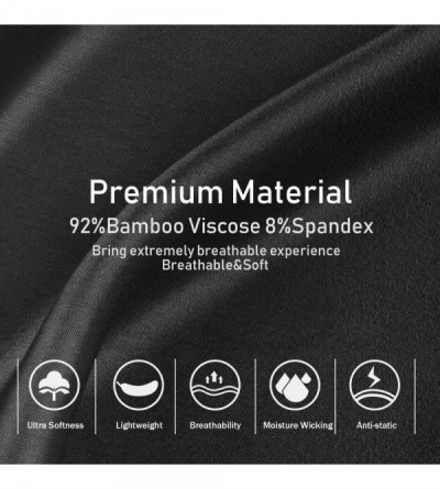Briefs Men's Underwear Boxer Briefs Breathable Soft Bamboo Underwear for Men Trunks - Briefs-b - CX194CGC7LW $15.10