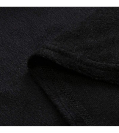 Robes Men's Bathrobes Autumn and Winter Large Size Bathrobe Fashion Long-Sleeved V-Neck Fluffy Pajamas - Black-a - CB192ZCNUY...
